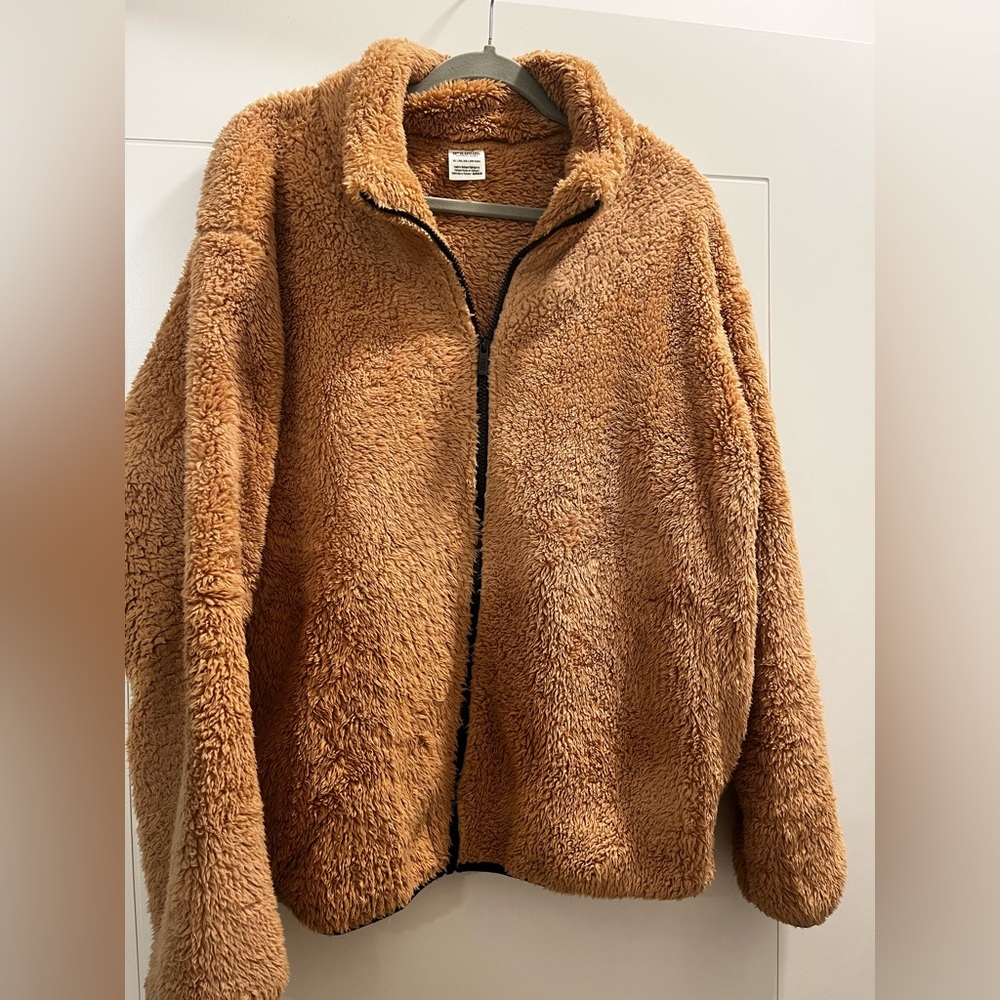 PINK Victoria's Secret Camel Sherpa Jacket